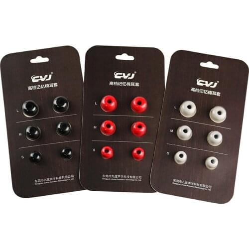 Memory Foam Earmuffs Earphone Earbuds Set Chronic Rebound Memory Foam for Hifi Earphones Headphone Earbuds for Trn Kz Earphone