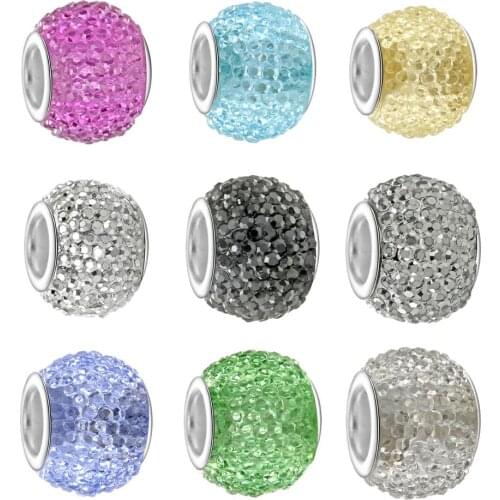 2018 New Arrival Glass Charms Beads Fit Original Pan Bracelet bead DIY Womens Jewelry For Charm Bangle