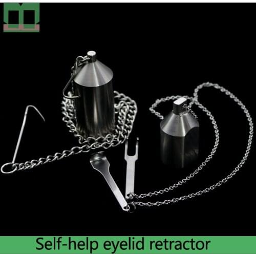 Ophthalmic surgical tools stainless steel Plastic surgery instrument Self-help eyelid retractor