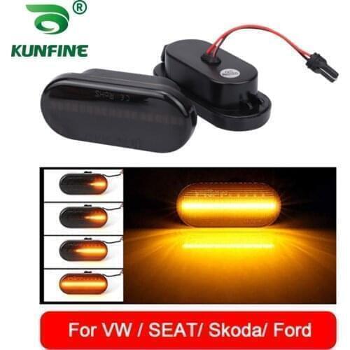 Pair of Led Dynamic Side Marker Turn Signal Light Sequential Blinker Light For SEAT Ibiza Skoda Octavia VW Passat OEM NO. 14805