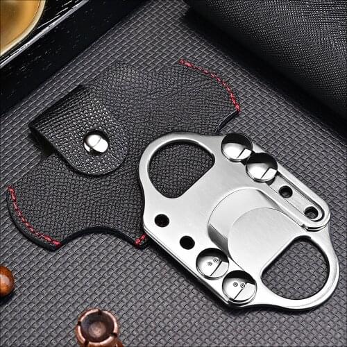 CIGARLOONG Cigar Cutter Stainless Steel Sharp Blade Cigar Cutter Travel Portable Cigar Guillotine Tool Cigar Punch With Gift Box