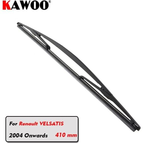 KAWOO Car Rear Wiper Blade Blades Back Window Wipers Arm For Renault Velsatis Hatchback (2004-) 410mm Auto Windscreen Blade