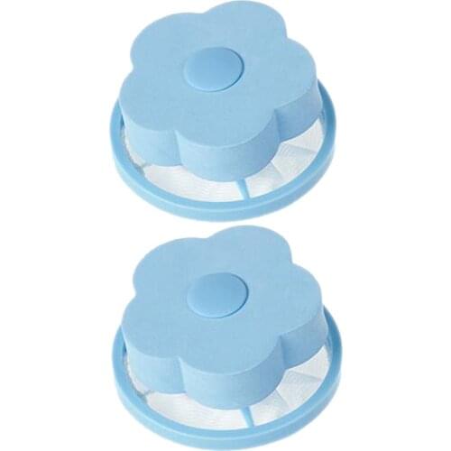 Mesh Filtering Home Washer 2pcs Hair Removal Catcher Filter Collector Bag Dust Cleaning Ball Washing Machine Laundry Pouch Lint