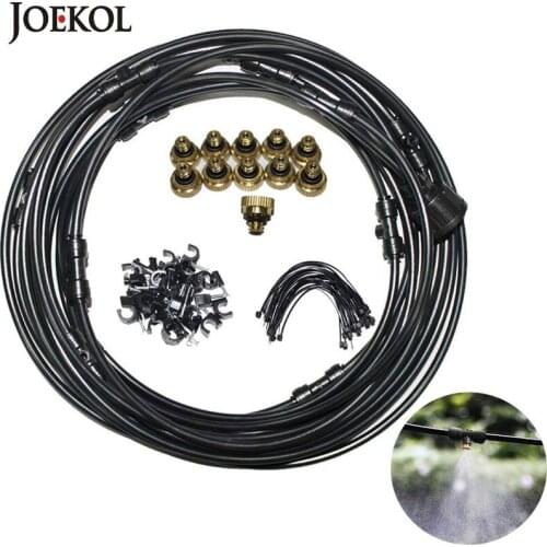 Free Shipping Fog Mist System China Supplier Air Conditioner Working Pressure 2-30 Bar Water Spray Cooling System