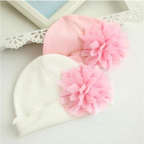 TELOTUNY Fashion Cute Newborn Baby Girls Infant Toddler Flower Hat Cotton Soft Hat Cap High Quality Drop shipping Fre05 F804