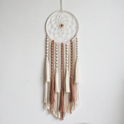Tassel Woven Tapestry Wall Hanging Dream Catcher Dorm Room Decor Tapestry Nordic Tapiz Pared Tela Decoration Salon DE50GT