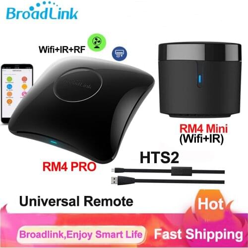 2020 Newest BroadLink RM4 PRO RM4C Mini Wifi RF IR Smart Home Automation Universal Remote Controller Work with Alexa Google Home