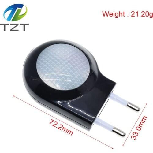 TZT Mini Led Snail Night Light Auto Night Lamp Built-in Light Sensor Control Light Wall Lamp For Baby Kids Bedroom EU Plug