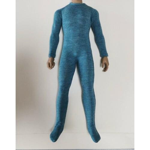 1:6th Figure Accessory Blue jumpsuit Model For 12" male Body