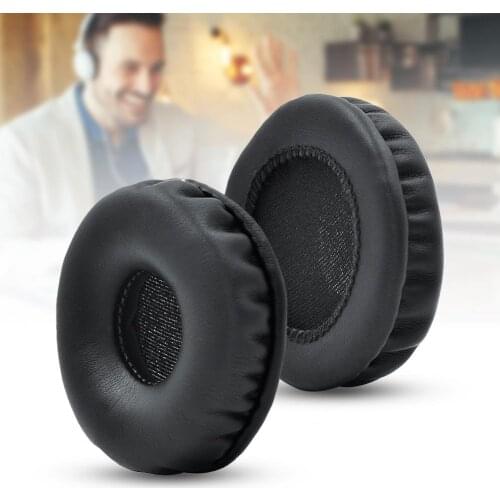 1 Pair Headphone Cushions Replaceable Dust-proof Soft Gaming Headphone Sleeves for Jabra evolve 20/20se/30/30II/40/65/65