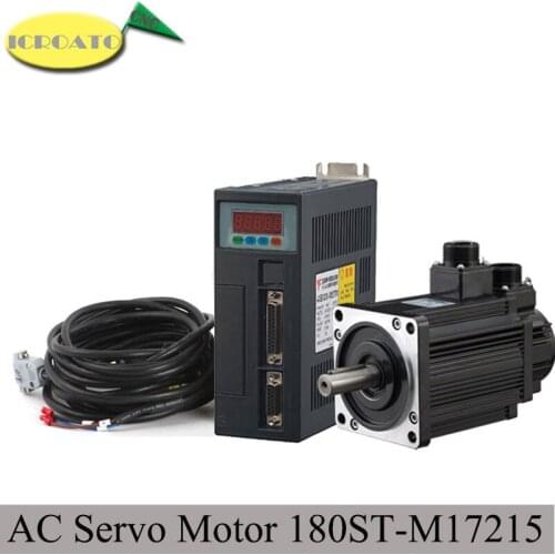 2.7KW 1500RPM servo motor kits 180ST-M17215 ac servo motor 17N.M 380V servo motor ac servo drive and motor