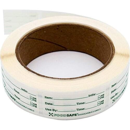 250 Pcs Food Box Stickers 25x50 cm Family Household Bag Sticker Baking Sticker