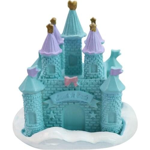 3D Castle silicone mould cake fondant chocolate Bakeware diy aromatherapy plaster making candle Gypsum craft Silicone mold