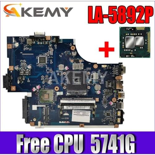 Akemy NEW70 LA-5892P For Acer aspire 5741G 5741 5742 5742G PC Motherboard Instead LA-5891P LA-5893p LA-5894P
