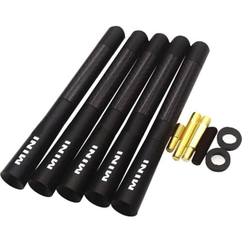 12cm Carbon Fiber Car Antenna Signal Aerial for Mini JCW Clubman Countryman Car Accessories