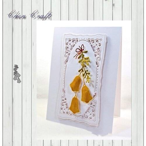 Wind chime tree branch decoration Metal Cutting Dies For DIY Scrapbooking Photo Album Decorative Embossing Folder Stencil