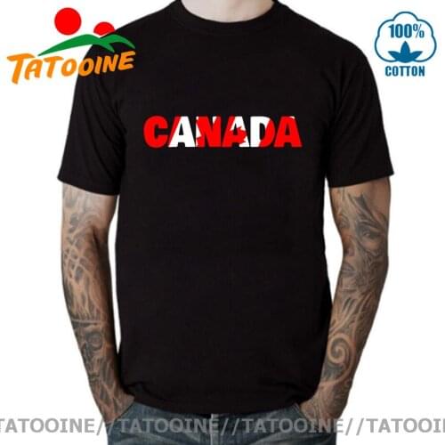 3D Red Canada Flag 2020 Fashion Tee shirt Cotton Short Sleeves Tshirt Canadian Maple Leaf O-Neck Summer Streetwear Logo T-shirts