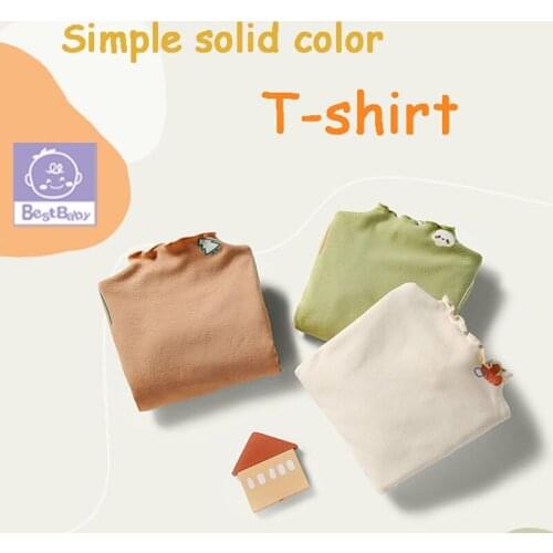 Best Baby Newborn Set Baby Boys Girls 2020 Winter Warm Fashion Print T-Shirt O-Neck Tops Clothes Childrens Long sleeves