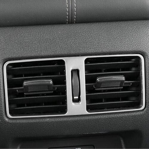 SBTMY Stainless steel decorative frame the air conditioner outlet in the rear of the car For Nissan Teana Altima 2019 2020