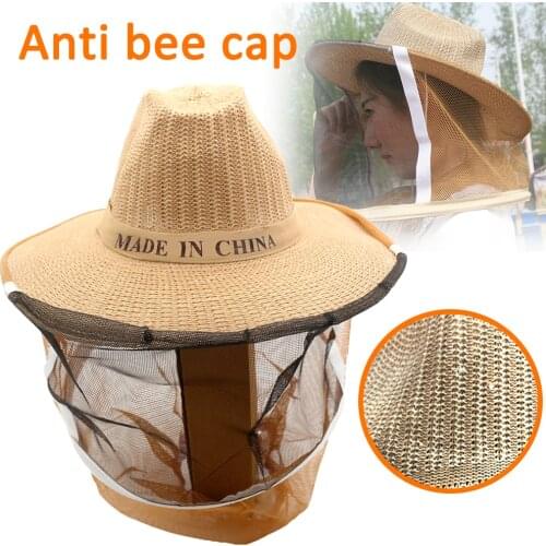 Beekeeper Hat Yarn Mesh Anti Bee Hat Protective Net Beekeeping Equipment Durable Outdoor Protection Supplies