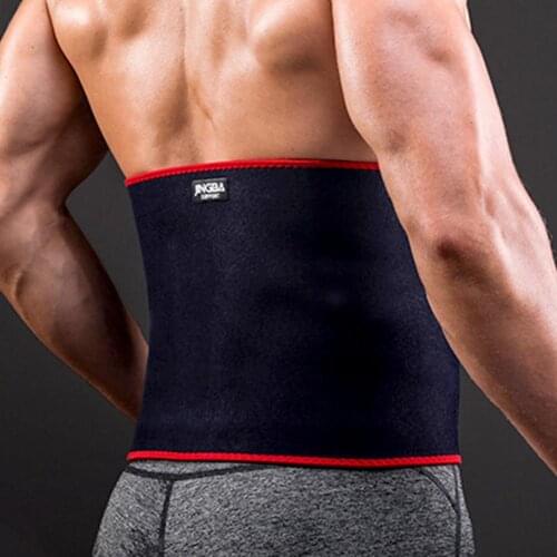 Waist Trimmers Soft Elastic Chloroprene Rubber Breathable Lumbar Support Brace for Men