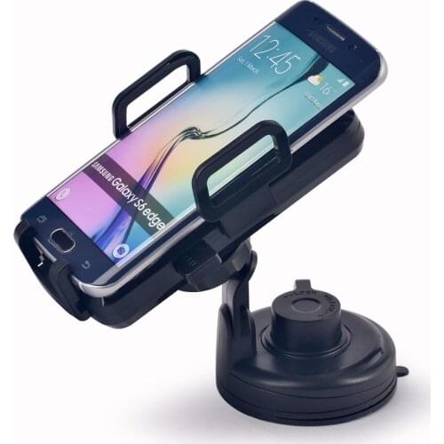 Universal Car Windshield Dashboard Mount Cell Phone Holder Stand with Wireless Charger for Qi Standard Cell Phones