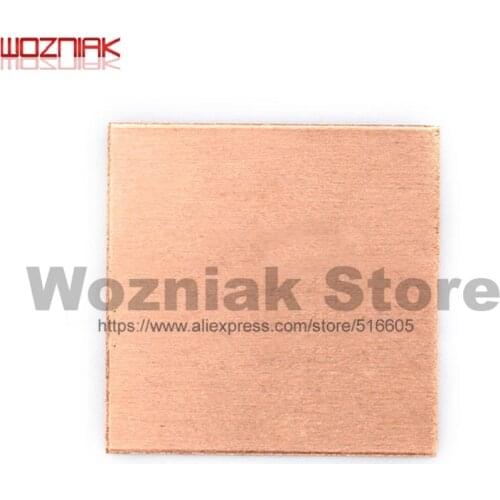 Wozniak Laptop CPU Copper Slice heat sink Radiating Notebook computer CHIP IC Video card Copper sheet red with heat conduction