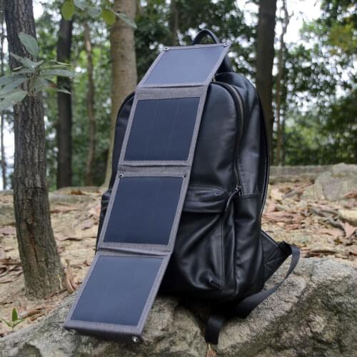 Solar Panel Charger 14W USB 5V Solar Battery Charger for iPhone 6 6s 7 8 X Xr Xs 11 12 iPad Samsung Huawei Xiaomi OPPO Vivo etc