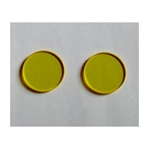 2pcs JB490 Gold Wave Filter Passes Through the Front Cut-off 20.5*2 Mm after 490 Nm