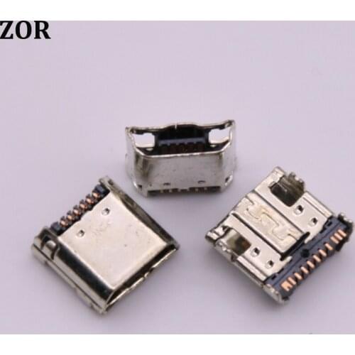 500pcs high quality Micro USB Charging Port Connector Charge For Samsung Galaxy Tab 3 7.0 I9200 I9202 P5200 T211 T210 T230 T231