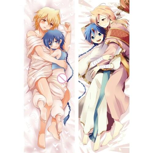 Anime Magi The Labyrinth of Magic sexy girl handsome boy otaku Dakimakura body throw pillow cover case Hugging Body pillowcase