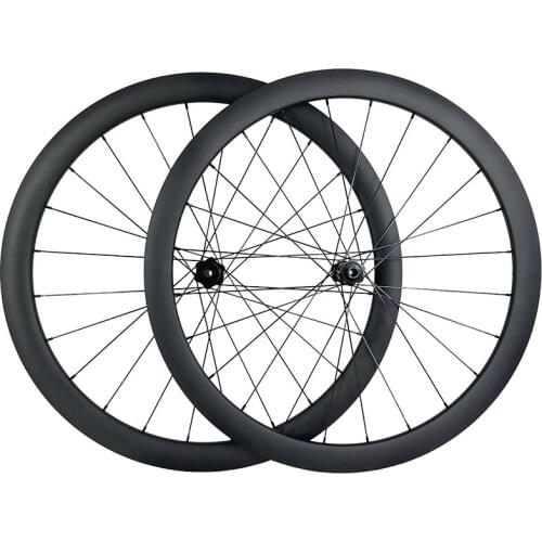 Light 1320g 700c 45mm asymmetric tubular road disc bike carbon wheels 25mm wide 350 centerlock 24H 100X12 142X12 Shim 11S or XDR