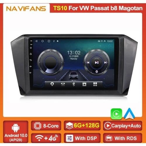 Android 11 DSP 4GLTE 6+128G Car Radio For Volkswagen VW Passat B8 Magotan 2015-2018 Auto Multimedia Smart Head Unit Carplay WIFI