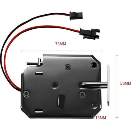 Electromagnetic lock express cabinet lock hotel vending machine lock package cabinet lock box cabinet lock electric control lock