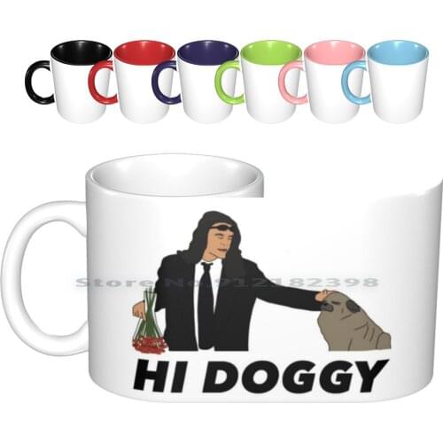 Hi Doggy Ceramic Mugs Coffee Cups Milk Tea Mug Hi Doggy Youre Tearing Me Apart Lisa Johnny Wiseau The Room Disaster Funny Movie