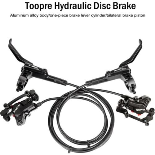 Toopre Bicycle Brake MTB Brake Hydraulic Disc Brake Calipers Front Rear Oil Pressure Disc Brake Set