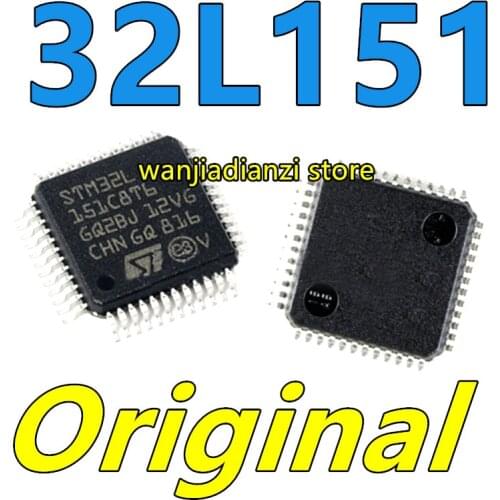 New and original STM32L151C8T6 STM32L151C8T6A 32-bit microcontroller IC LQFP48 ST single chip MCU integrated circuit IC chip stm