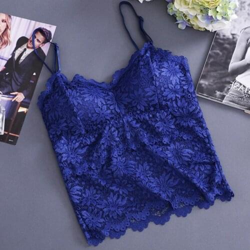 Trendy New Womens Lace Fashion Underwear Detachable Chest Pad Without Rim Bra Tube Top Lingerie
