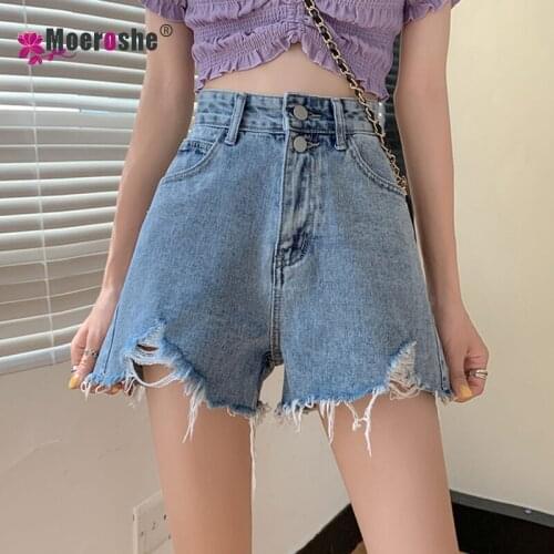 Moeroshe Womens Short Jeans