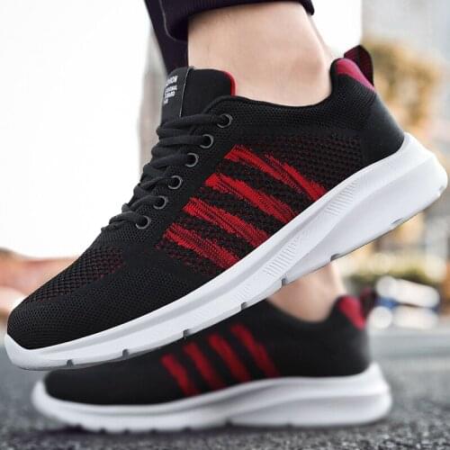 Men Comfort Breathable Running Shoes 2021 Arrival Wear Resitant Non-slip Anti-Odor Boy Sport Shoes Summer Male Vulcanize Shoes