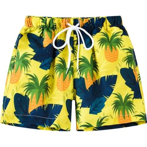 2021 New Kids Summer Swim Shorts Baby Boys Girls Swimwear Toddler Kids Fashion Print Swimwear Swimsuit Beach Short Pants