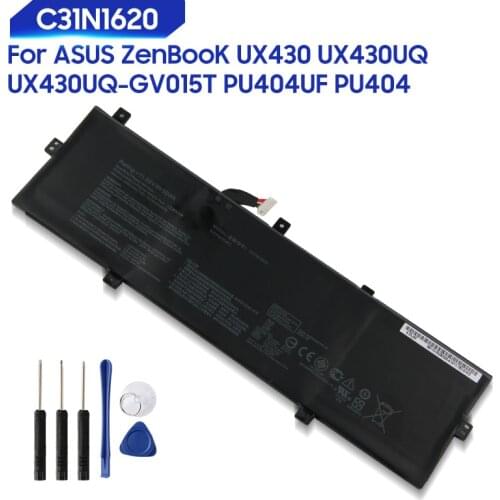 Original Replacement Battery For ASUS ZenBooK UX430UQ-GV015T PU404UF UX430 UX430UQ PU404 C31N1620 Genuine Battery 4355mAh