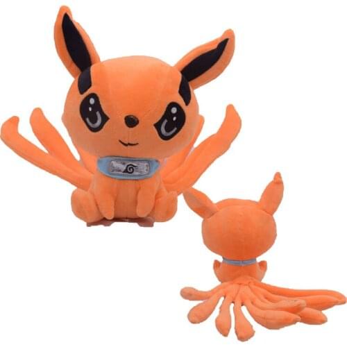 21Cm Anime Naruto Q Version Kyuubi Plush Doll Toys Kids New Funny Joy Toy Kawaii Birthday Gift