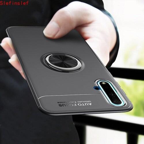 Shockproof Armor Case For Samsung Galaxy Note 10 / Note 10 pro Soft Silicone Ring Holder Back Cover For Note10 Rugged Coque Capa