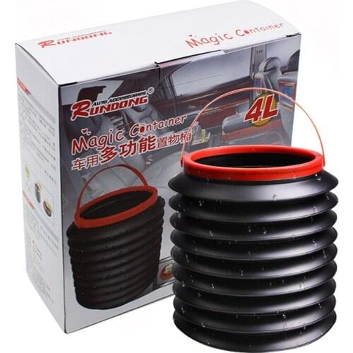 Rundong magic 4L telescopic bucket retractable item box holds bag magic Chinese color box