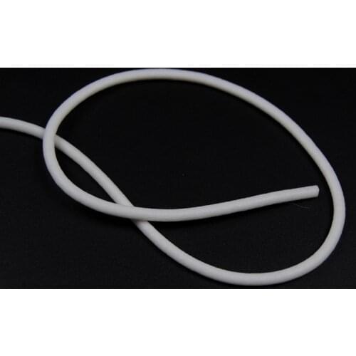 2m Fly Tying Silicone Foam Clinder Elastic Foam Strips Floating White Color Fly Tying Material 1mm 2mm 3mm 4mm 5mm
