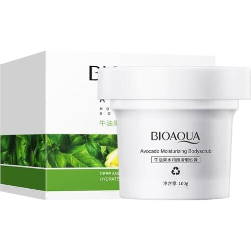Poquanya avocado moisturizing, tender and smooth scrub moisturizing, softening cutin and fine pore Scrub