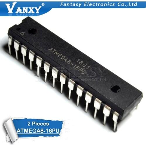 2PCS ATMEGA8-16PU DIP28 ATMEGA8-16 DIP 8-16PU