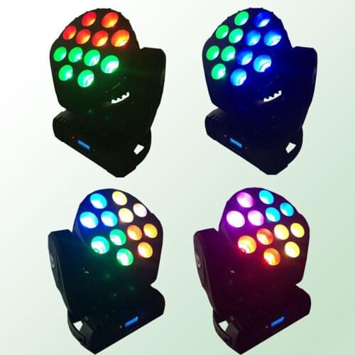 4Pcs/Lot DMX 512 Control LED Moving Head Beam Light 12x12w RGBW LED Beam Moving Head Light DJ Disco Wedding Party Stage Lighting