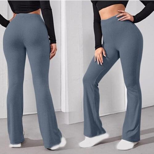 Women Pants High Waist Wide Leg Pants Fashion Female White Summer Autumn Loose Casual Long Flared Trousers Ladies Chic Pants